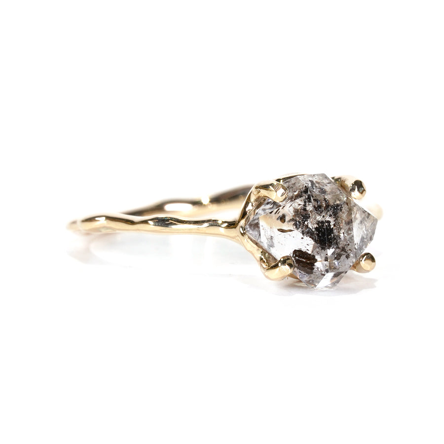 Charm Ring No.1192/ Herkimer Diamond