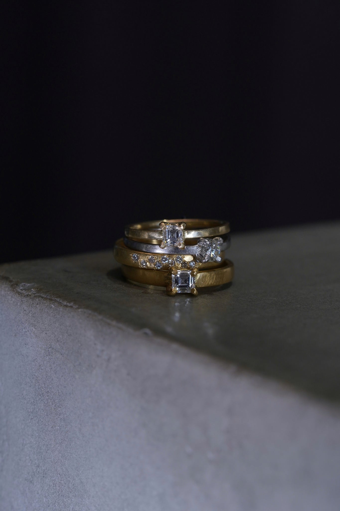 K18 Diamond Ring  №1532