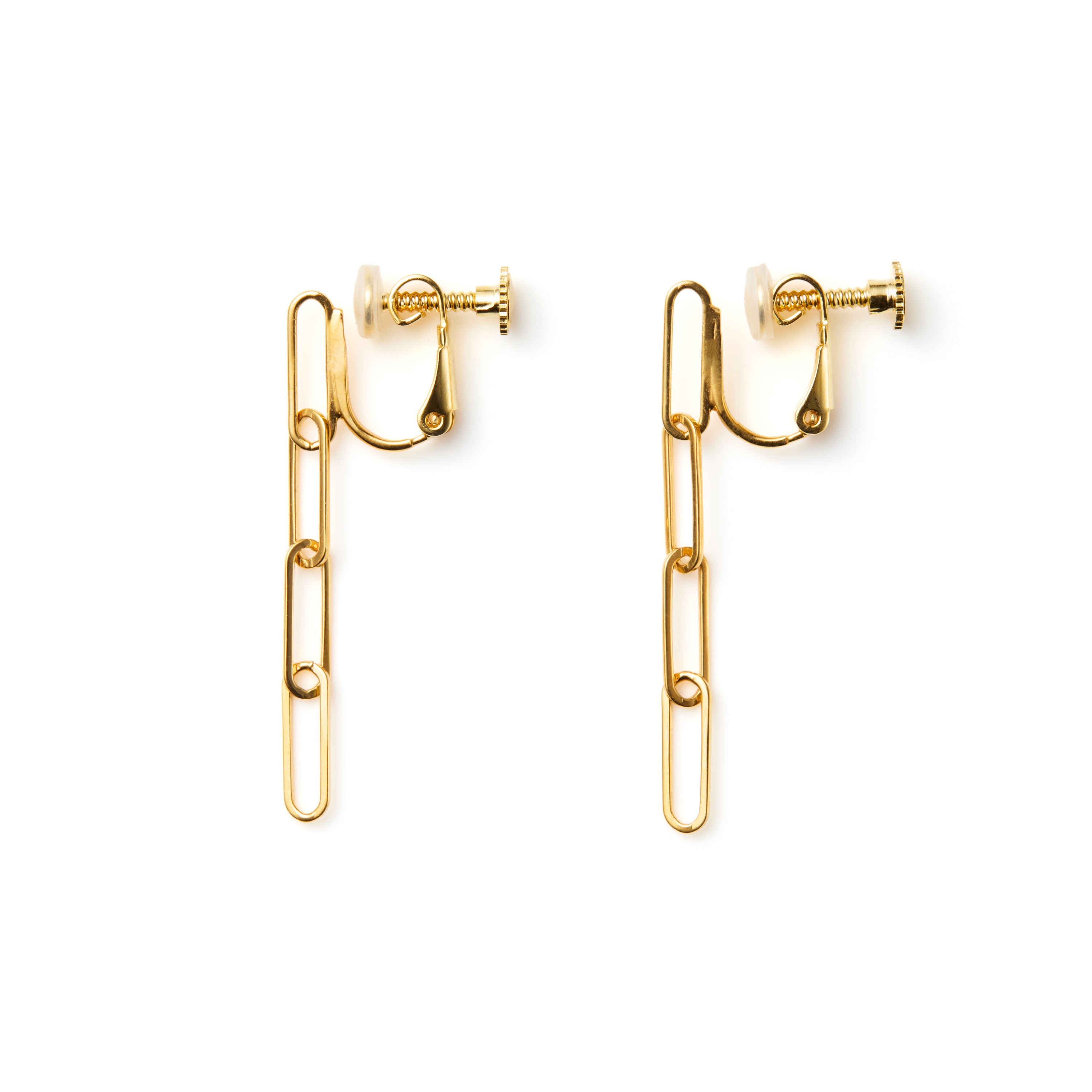 チェーンイヤリング (Gold) | Lamie (ラミエ) Jewelry Accessory