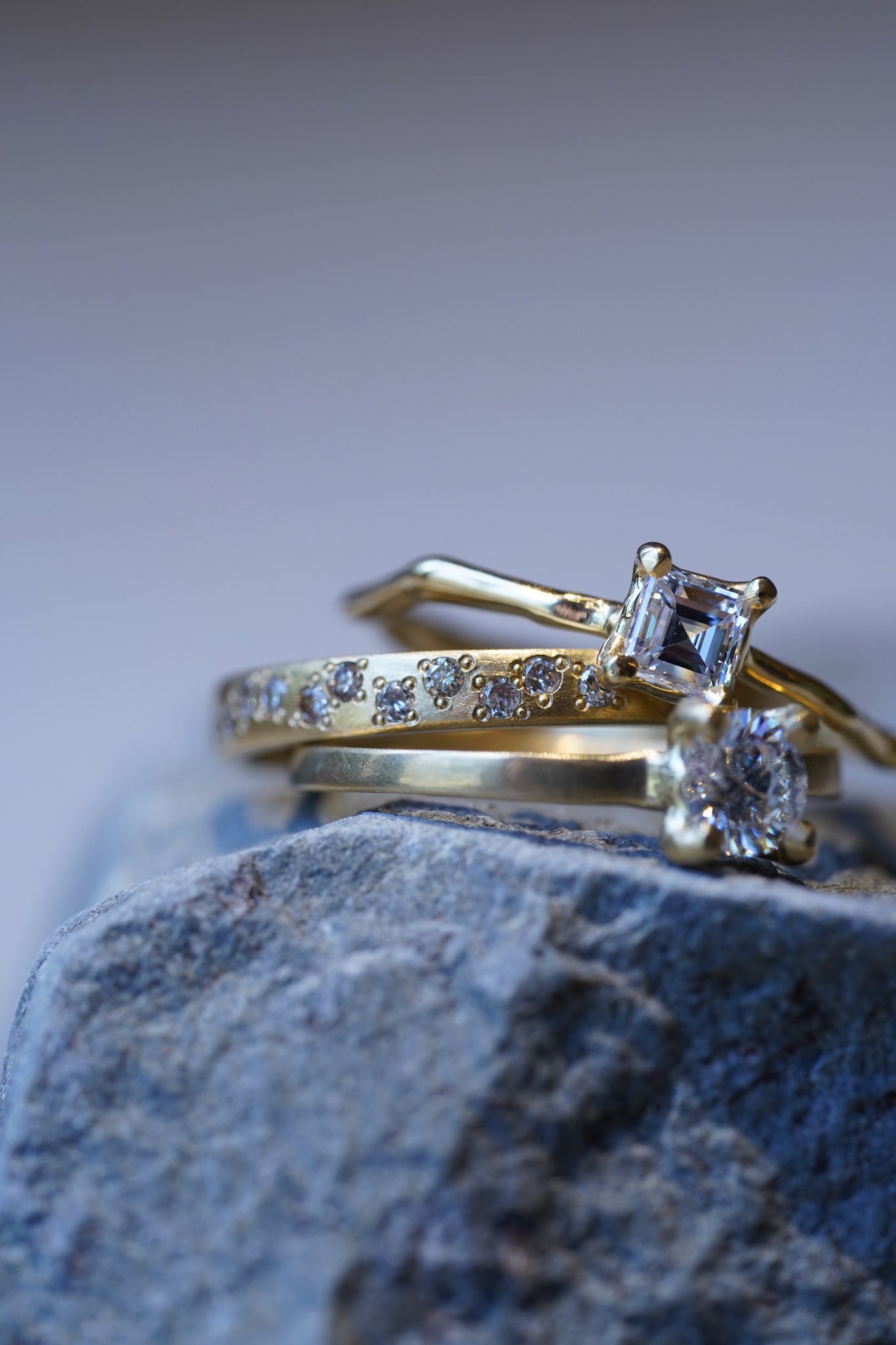 K18 Diamond Ring  №1559
