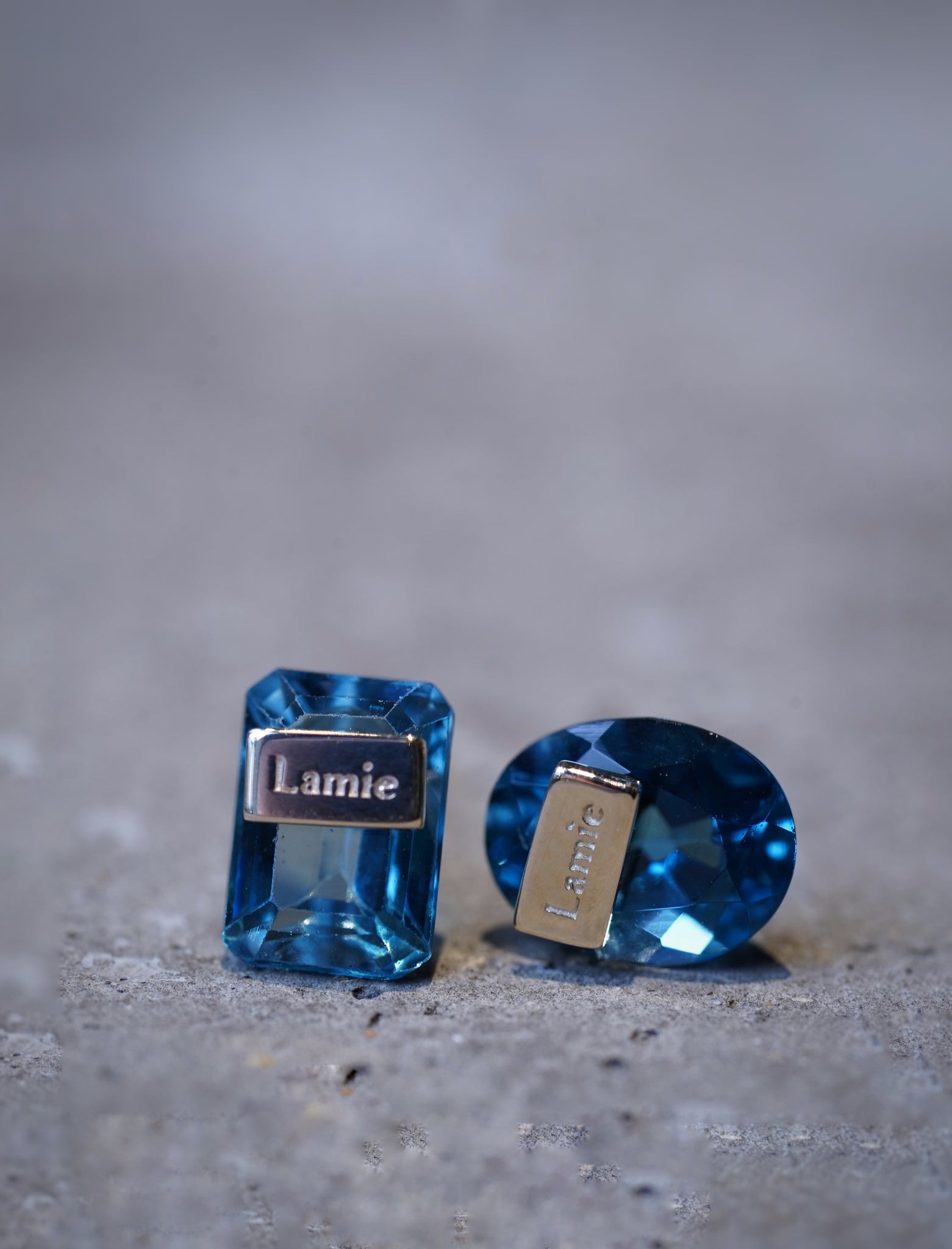 Bag ピアス  №8011/London Blue Topaz