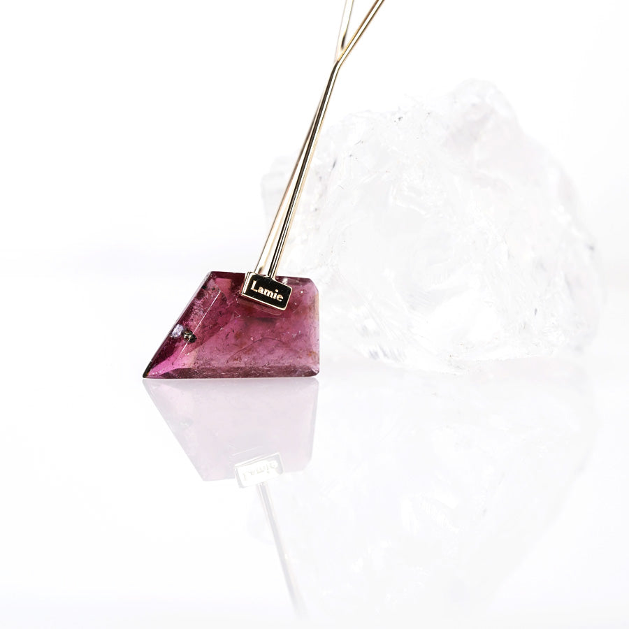 Bag Earrings No. 2033/ Tourmaline