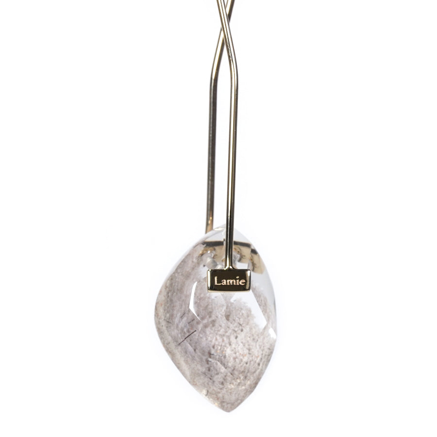 Bag ピアス №2125/ Garden Tourmaline in Quartz | Lamie