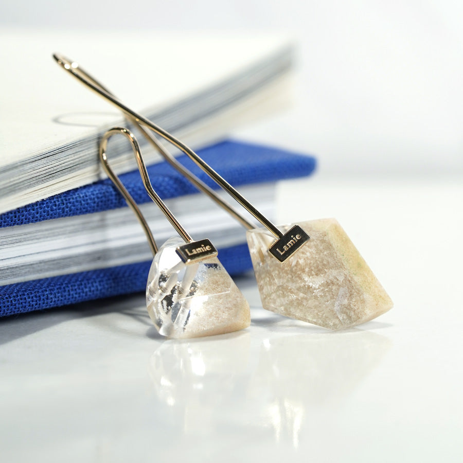 Bag Earrings No. 2033/ Tourmaline