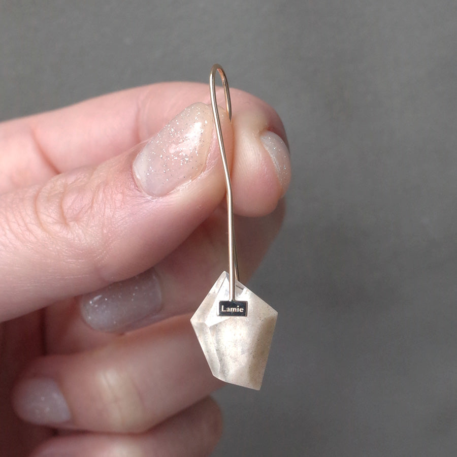 Bag Earrings No. 2033/ Tourmaline