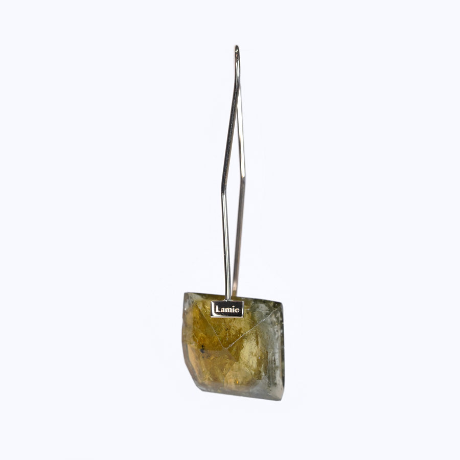Bag Earrings No. 2033/ Tourmaline