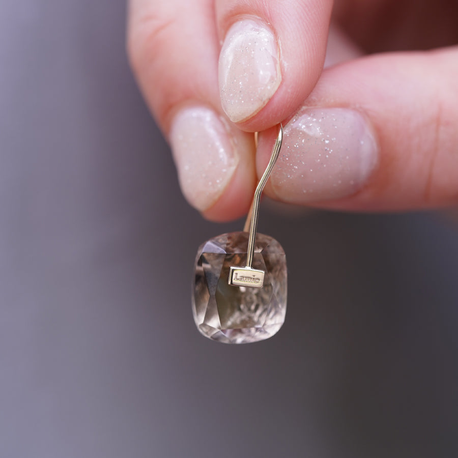 Bag Earrings No. 2033/ Tourmaline