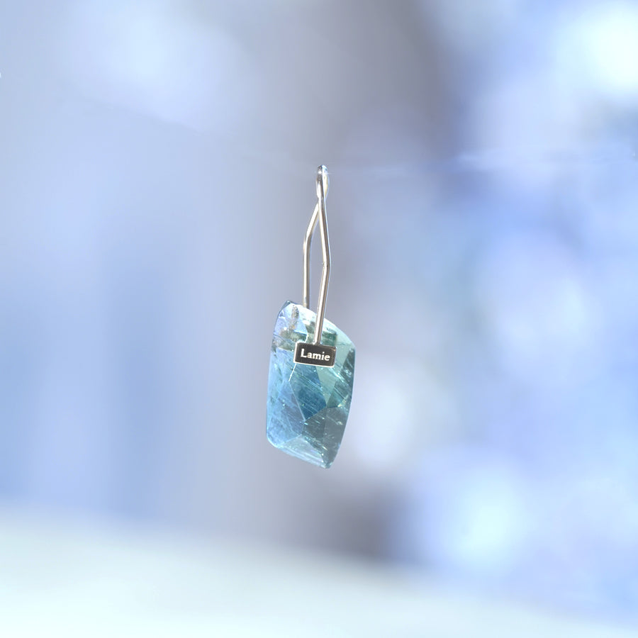 Bag Earrings No. 2033/ Tourmaline