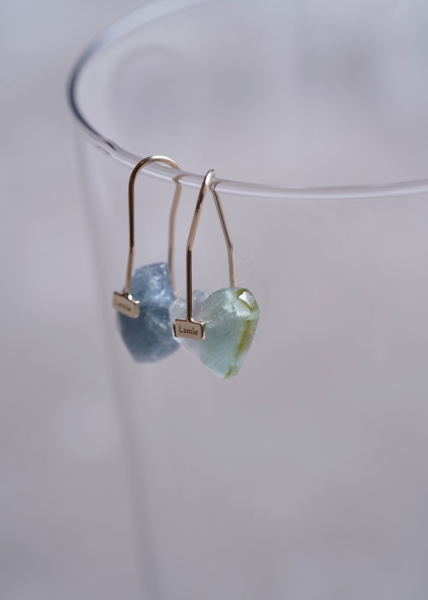 Bag Earrings No. 2033/ Tourmaline