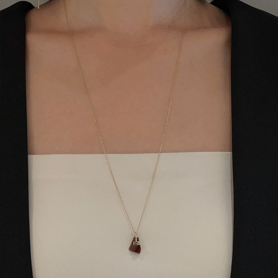 Bag Top  №2515/ Garnet