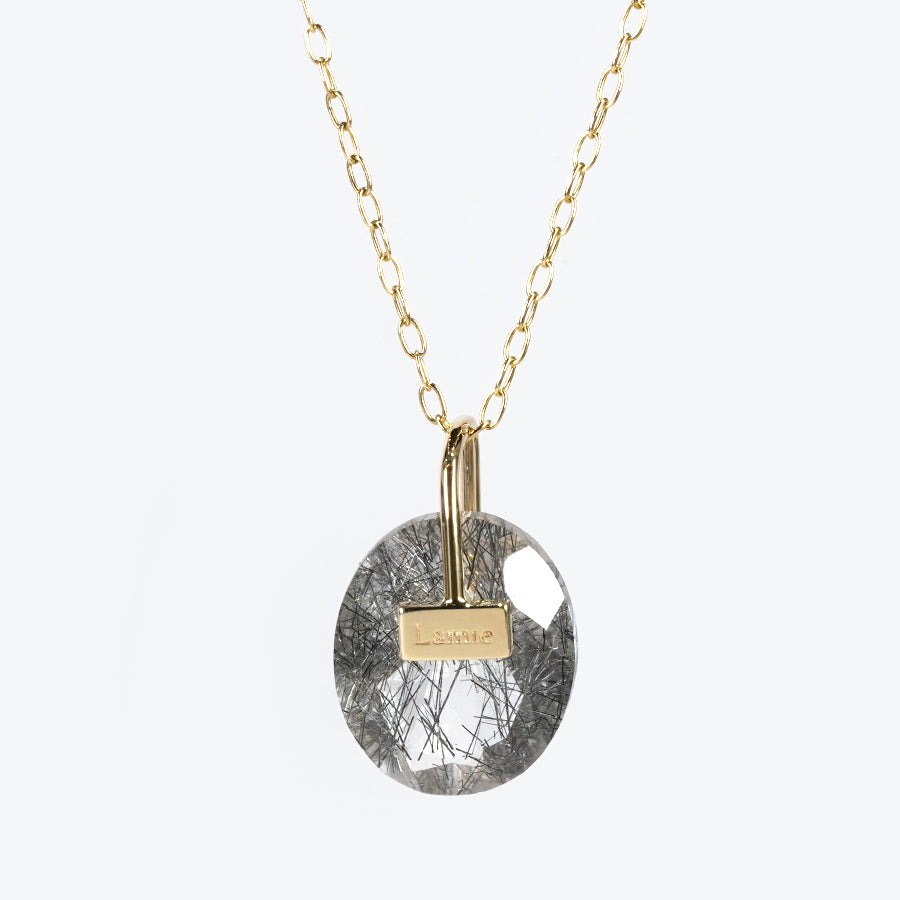 Bag Top  №3092/ Black Rutilelated Quartz