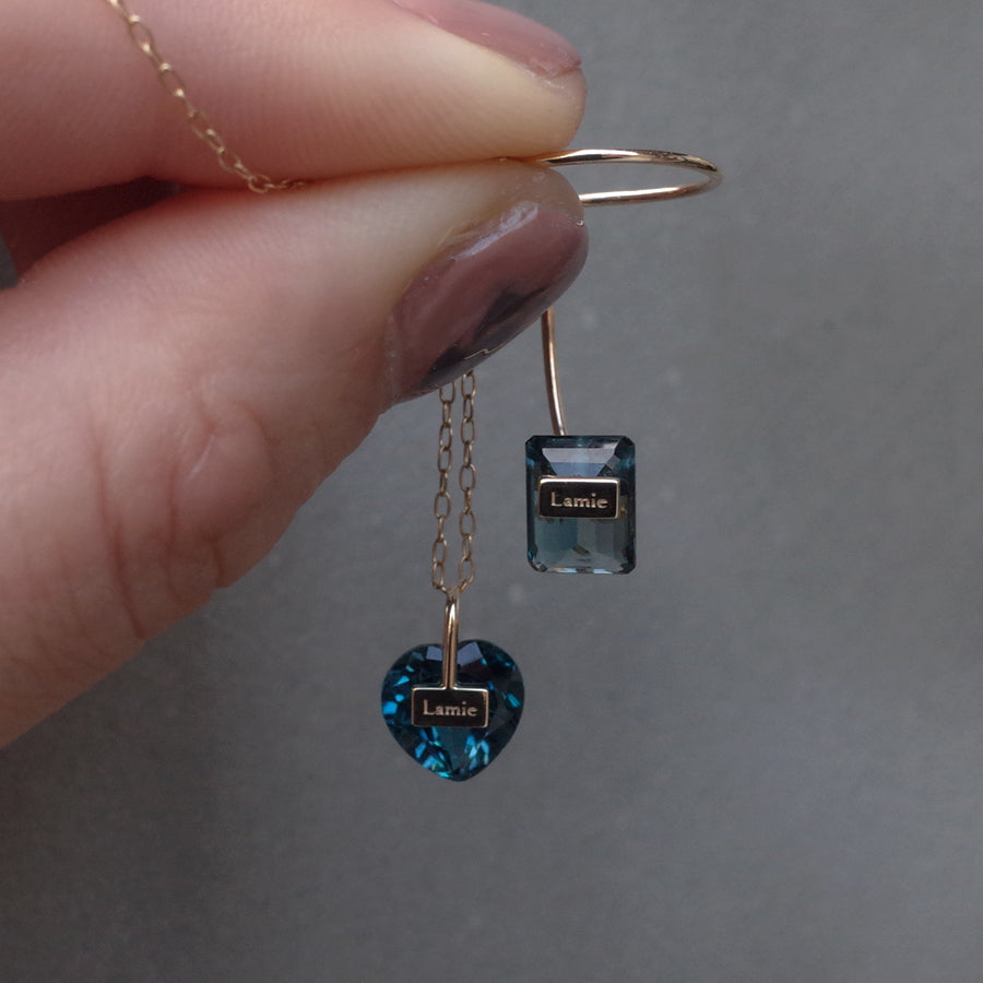 Bag Top  №3095/ London Blue Topaz