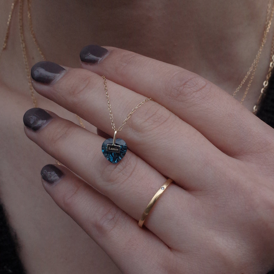 Bag Top  №3095/ London Blue Topaz