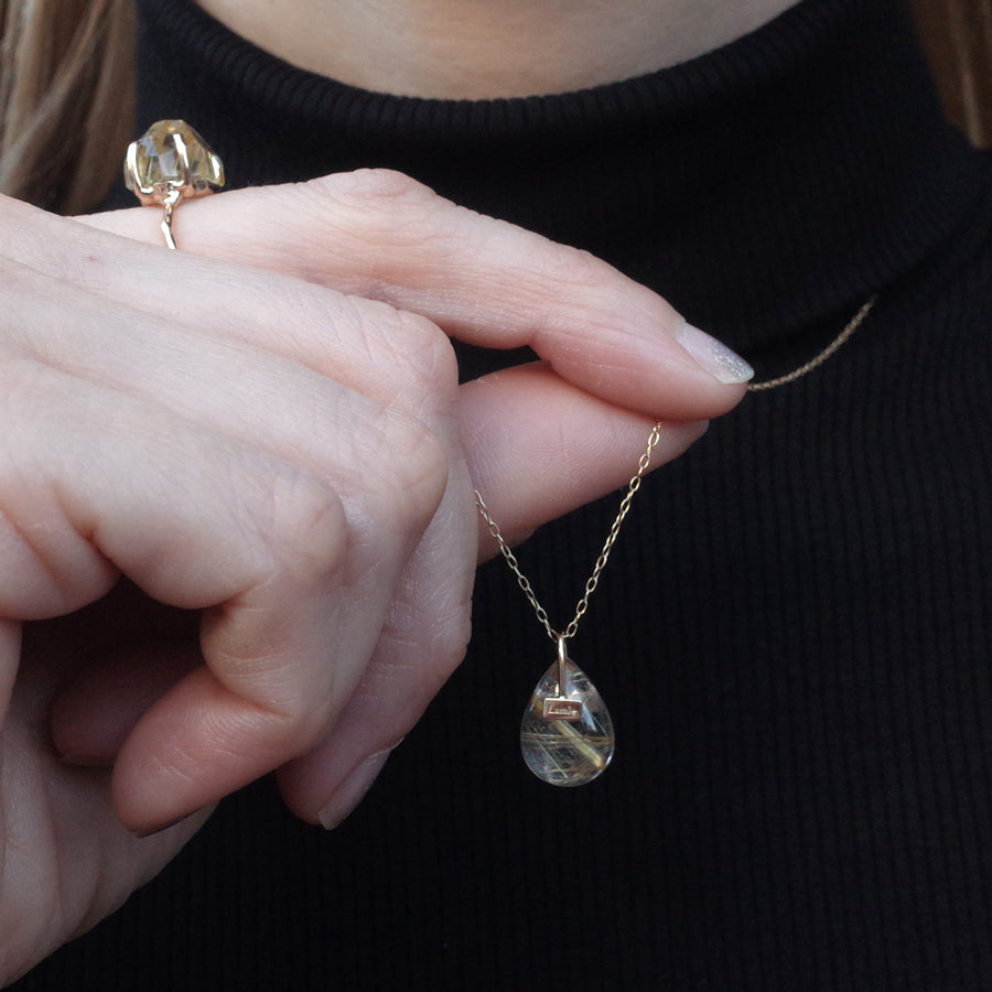 Bag Top  №3111/ Rutilelated Quartz