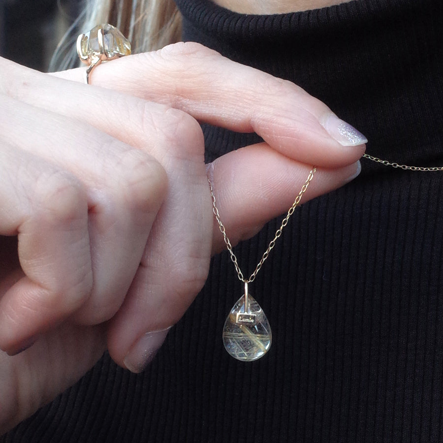Bag Top  №3111/ Rutilelated Quartz