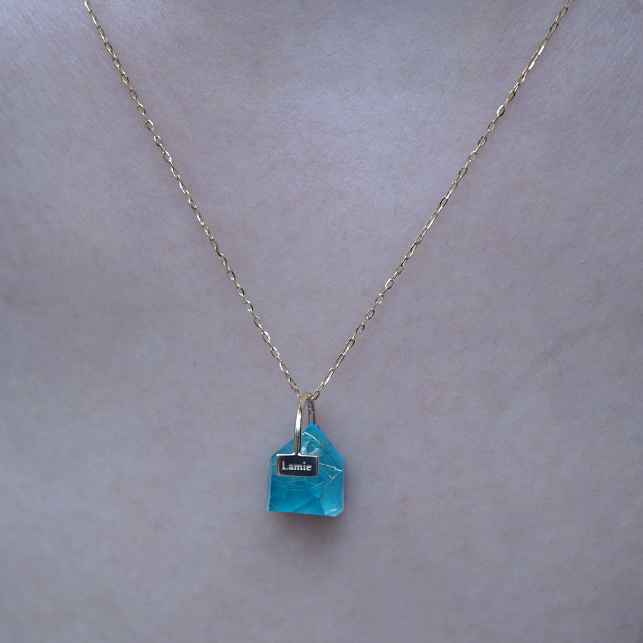 Bag Top  №3166/ Rutilelated×Turquoise