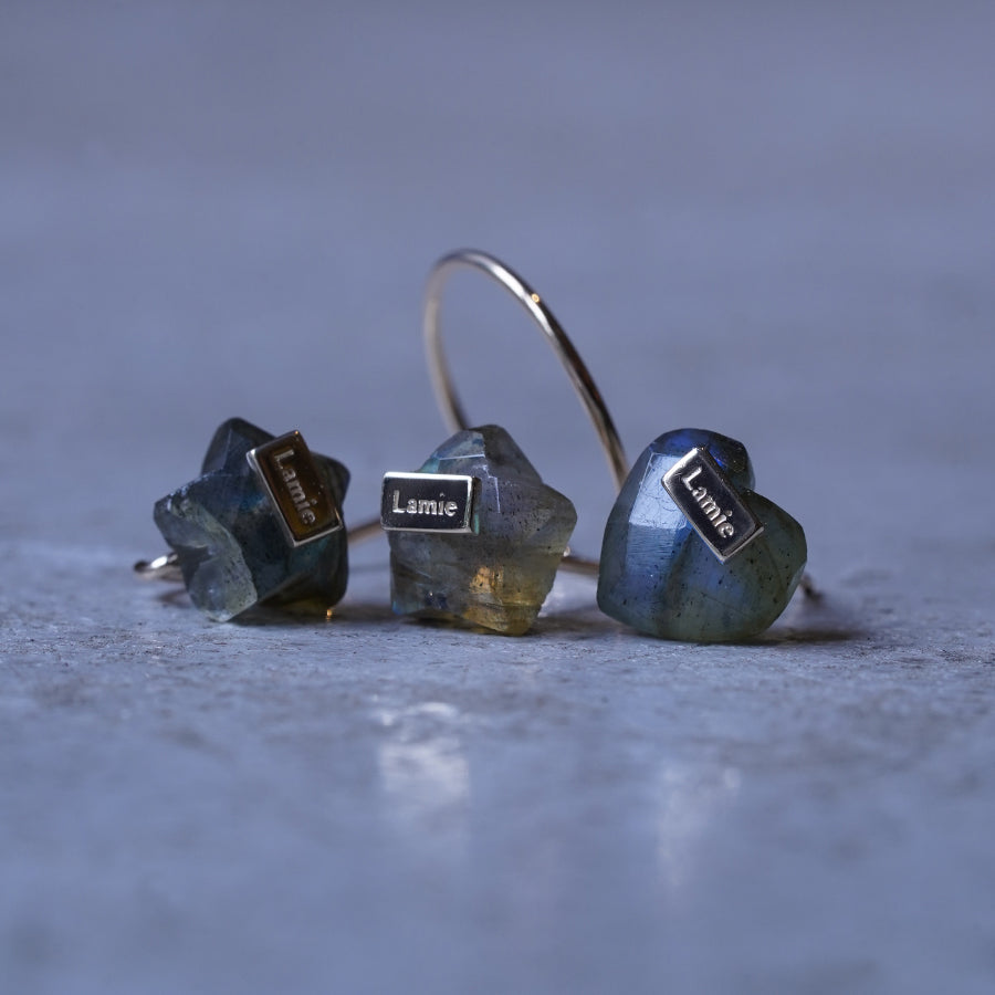 Bag ピアス  №3605/ Labradorite