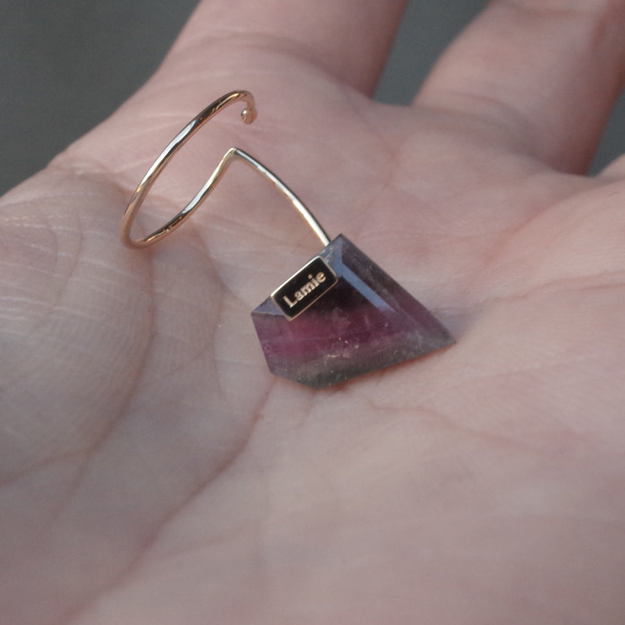 Bag イヤカフ  №4320/ Tourmaline