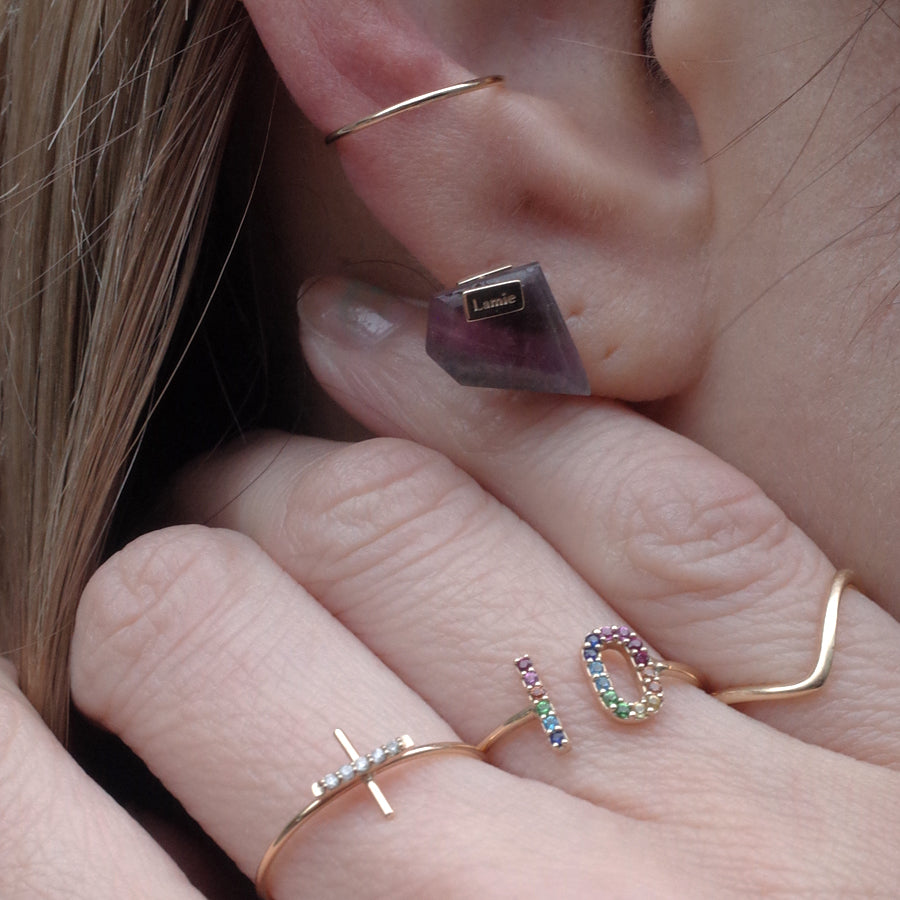 Bag イヤカフ  №4320/ Tourmaline