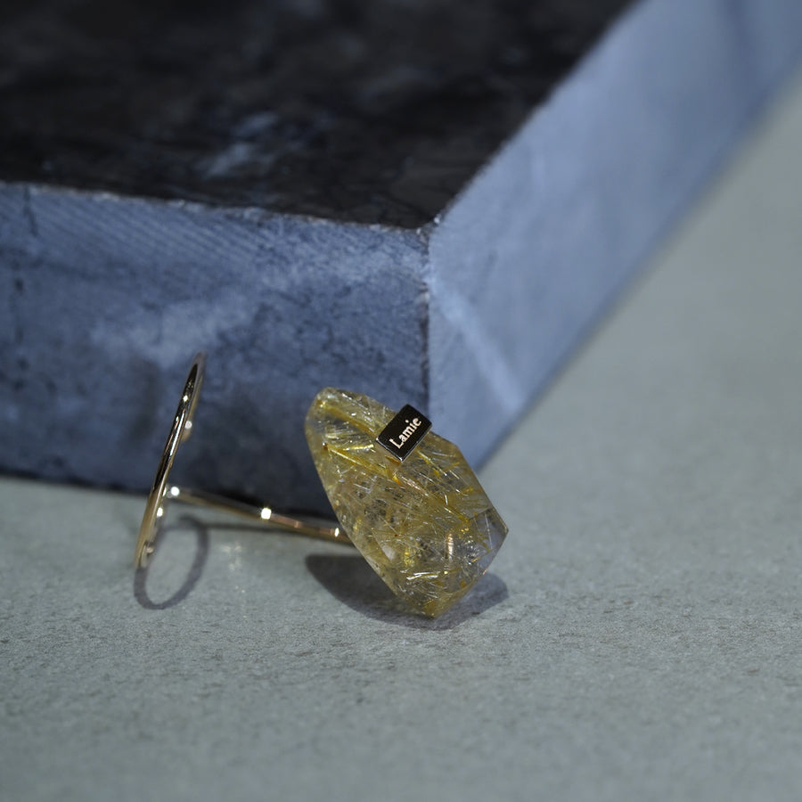 Bag Earrings No. 2033/ Tourmaline