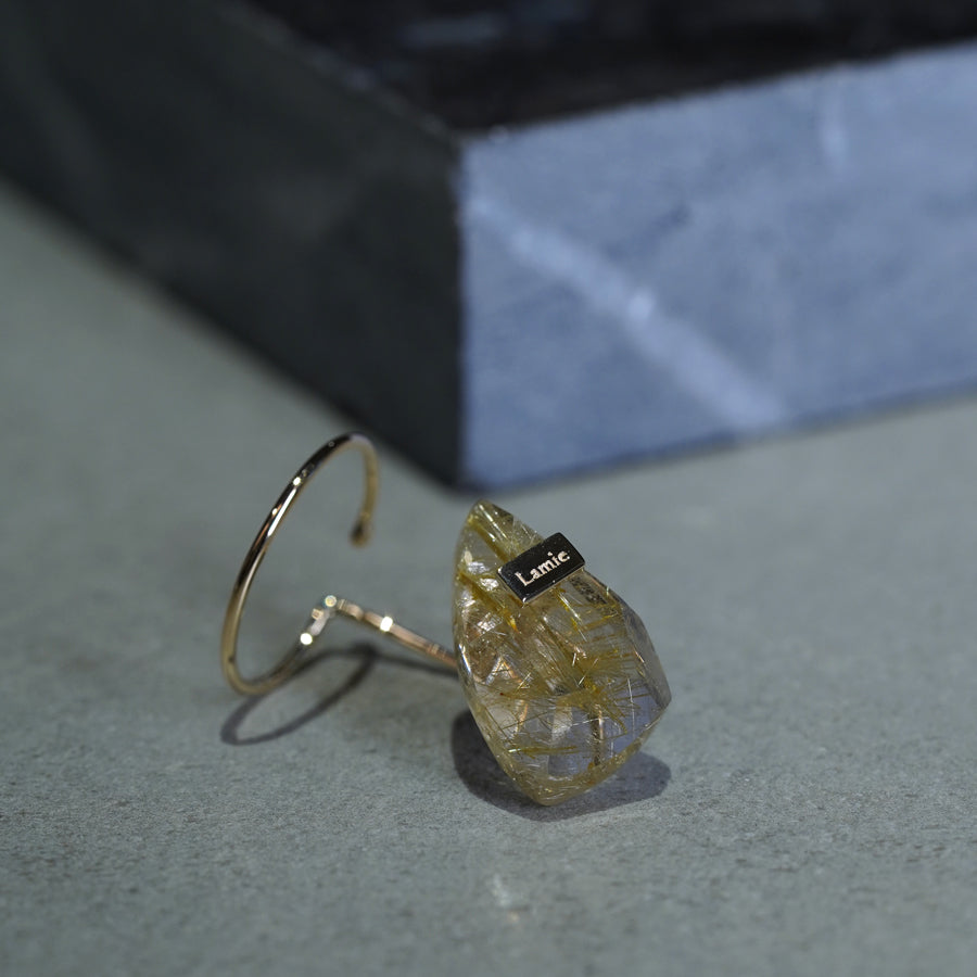 Bag Earrings No. 2033/ Tourmaline
