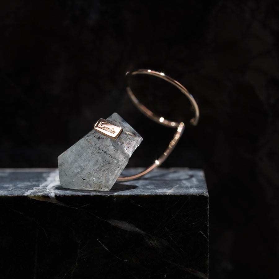 Bag イヤカフ  №4324/ Moss Aquamarine