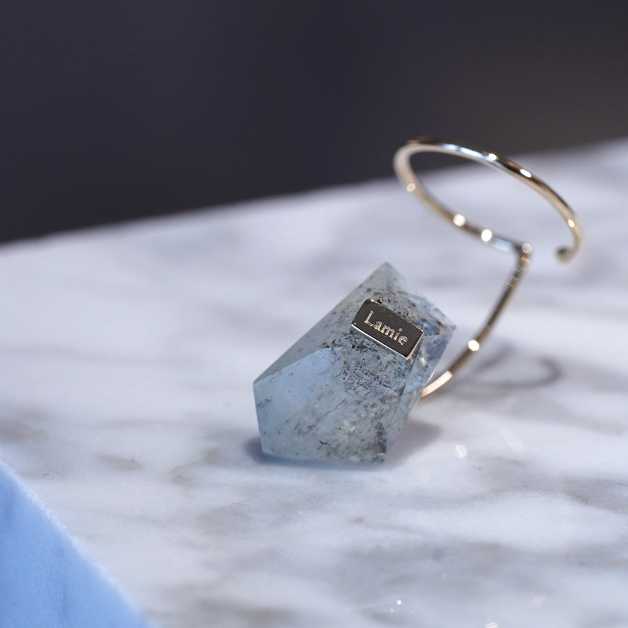 Bag イヤカフ  №4324/ Moss Aquamarine