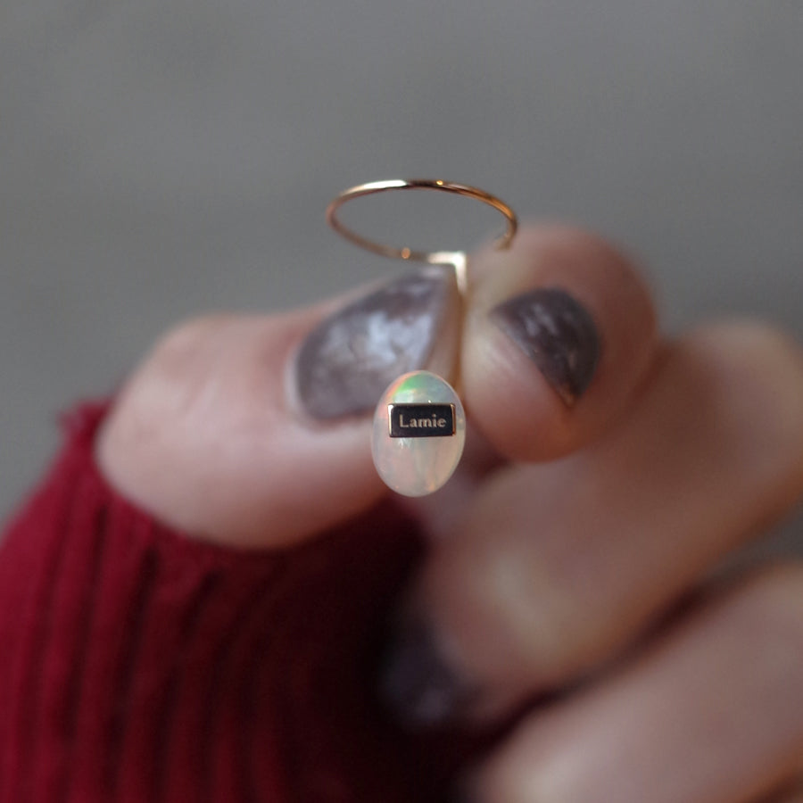 Bag イヤカフ  №4337/ Opal