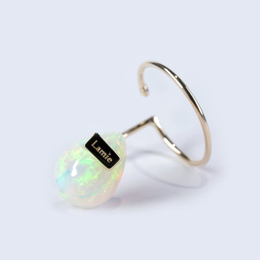 Bag Earrings No. 2033/ Tourmaline