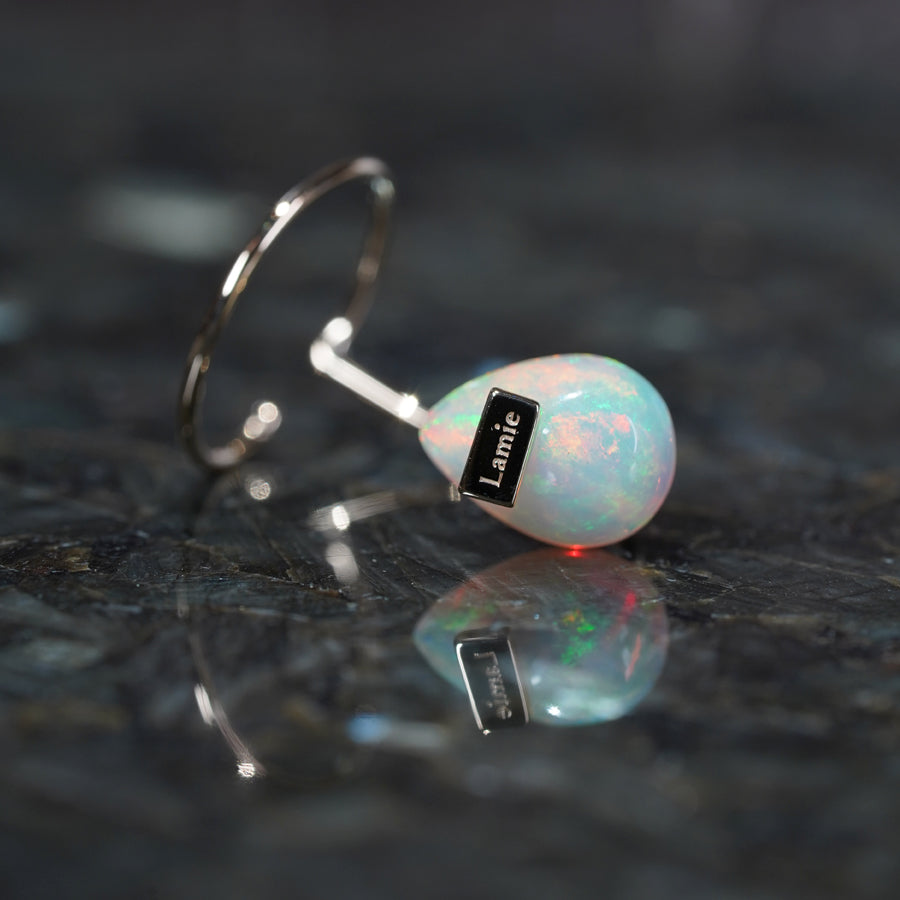 Bag Earrings No. 2033/ Tourmaline