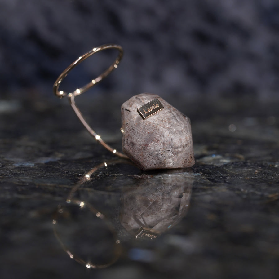 Bag イヤカフ  №4347/ Garden Tourmaline in Quartz