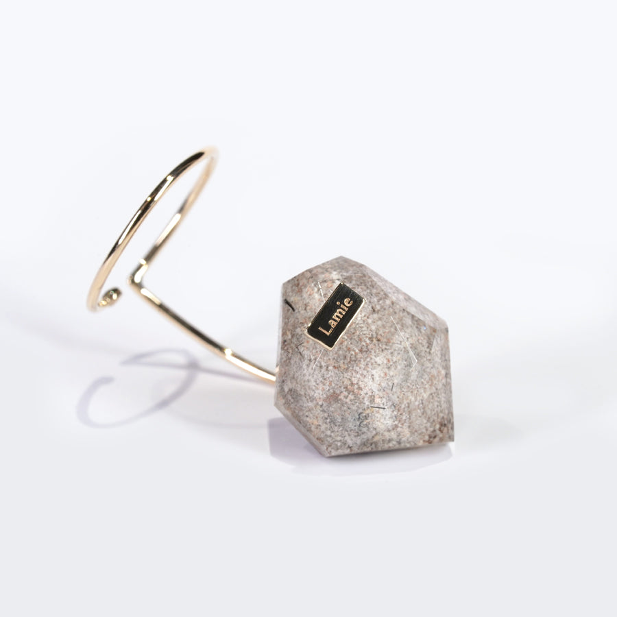 Bag イヤカフ  №4347/ Garden Tourmaline in Quartz