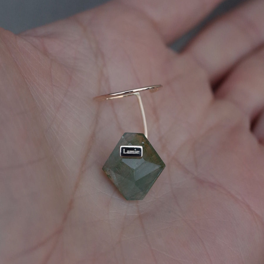 Bag Earrings No. 2033/ Tourmaline