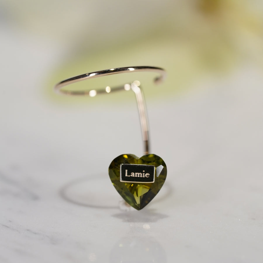 Bag Earrings No. 2033/ Tourmaline