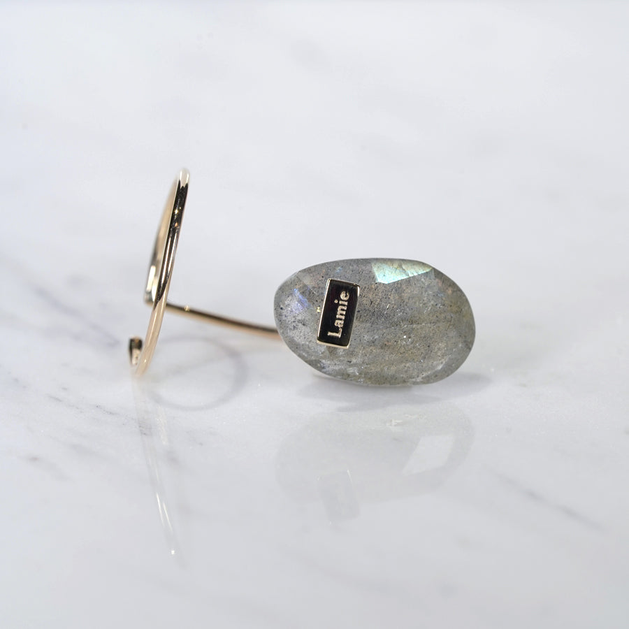 Bag Earrings No. 2033/ Tourmaline
