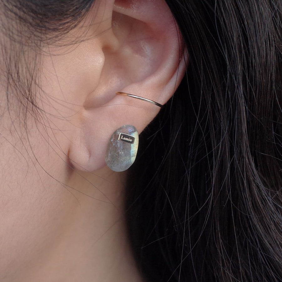 Bag Earrings No. 2033/ Tourmaline