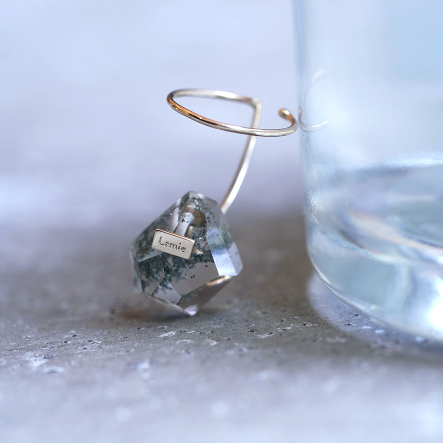 Bag イヤカフ  №4372/ Garden Quartz