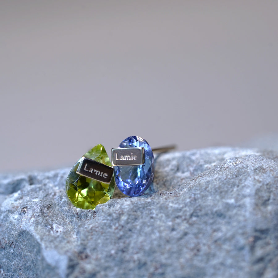Bag ピアス  №8007/ Peridot