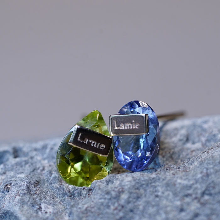 Bag ピアス  №8009/Tanzanite