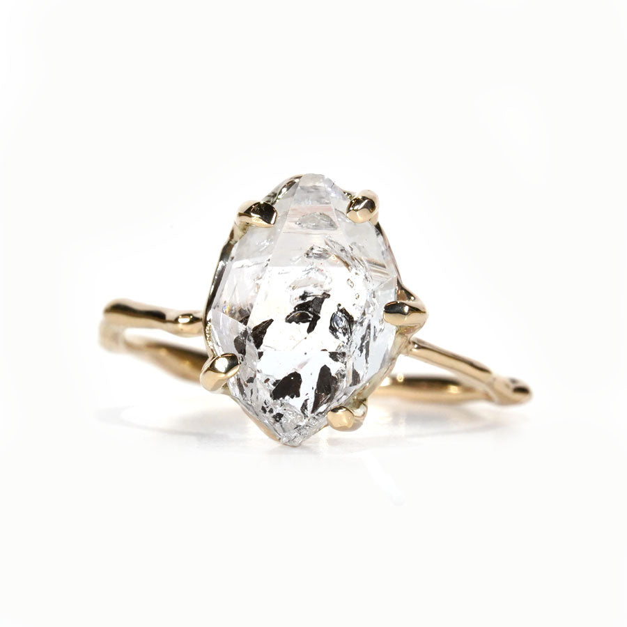 Charm Ring No.931/Herkimer Diamond
