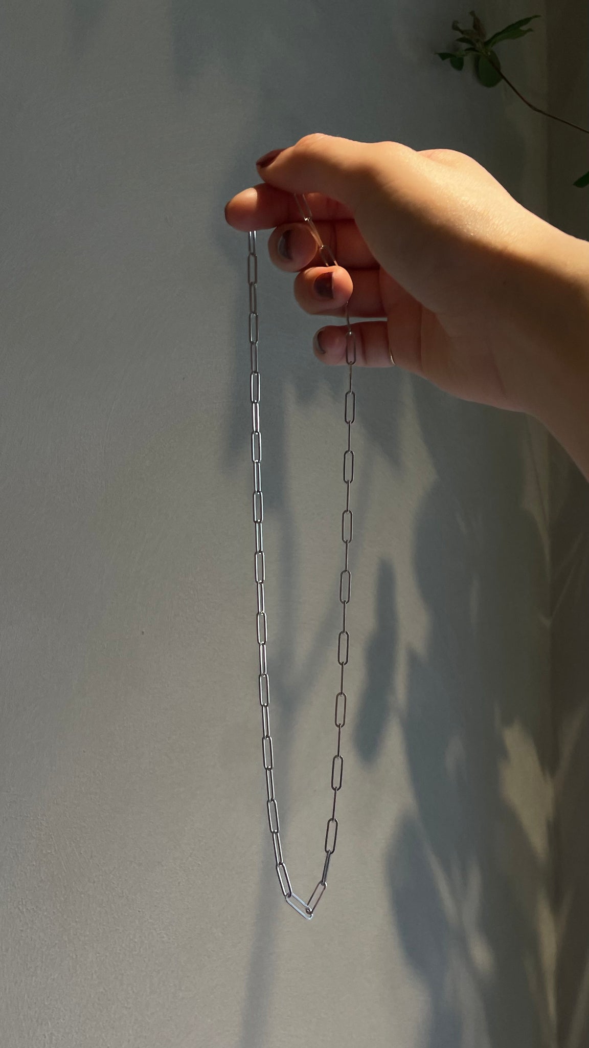 Chain necklace L (Silver)