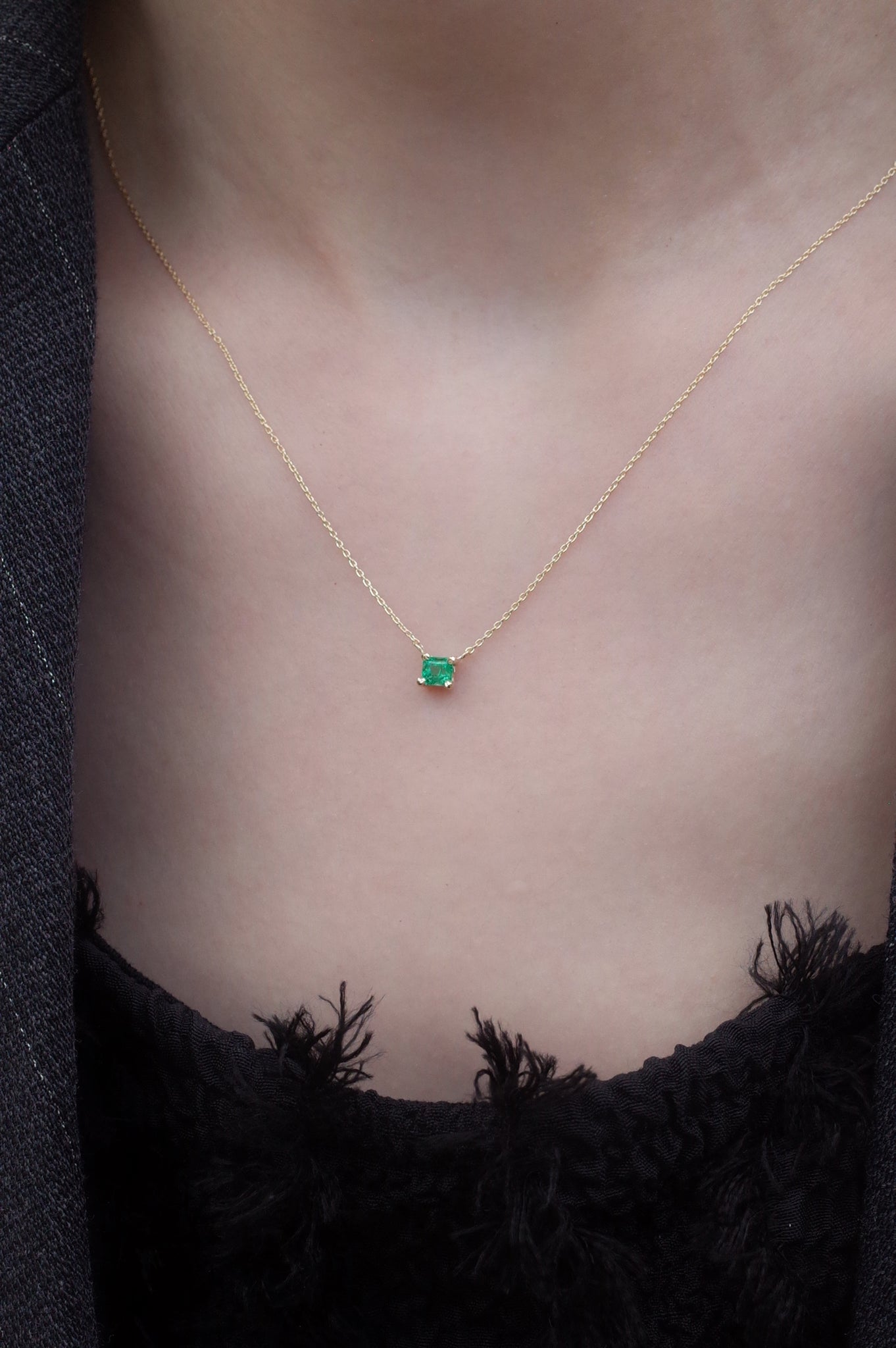 Dew ネックレス / Emerald