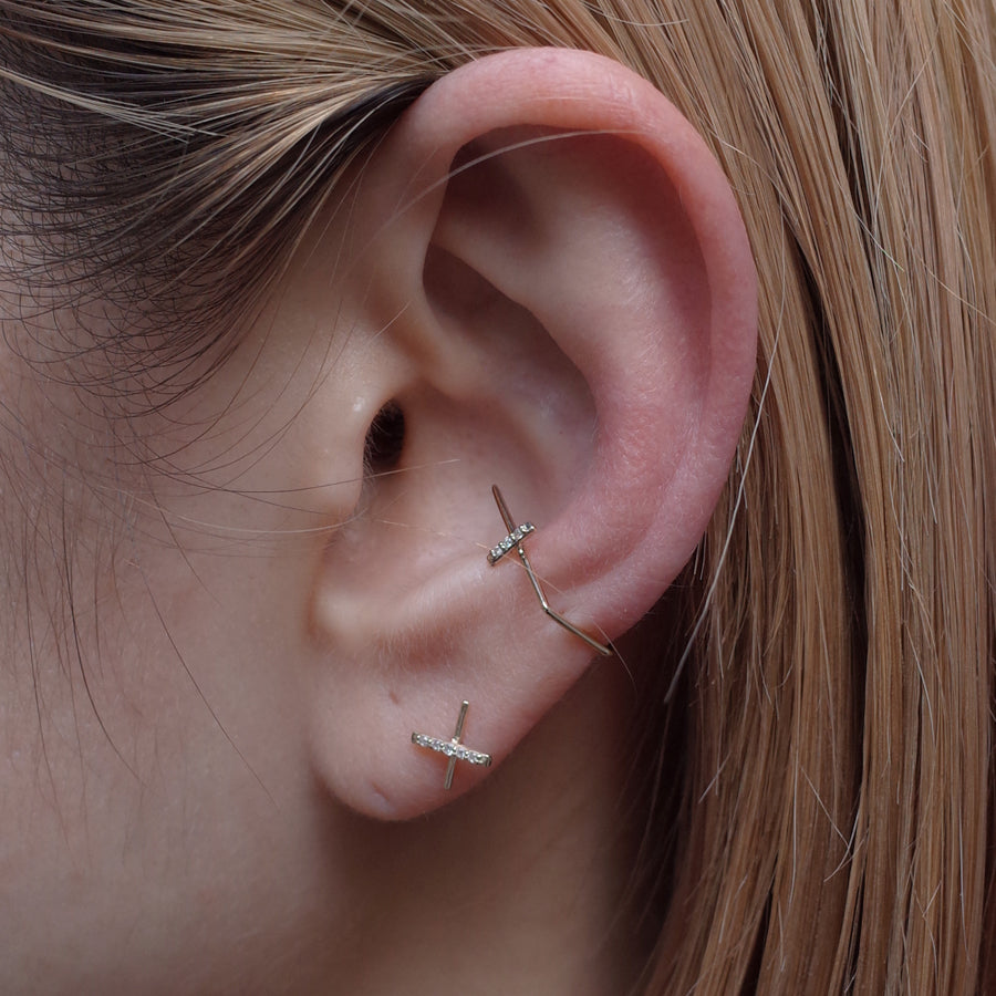 Decade 10 pierced earrings Dia(S)