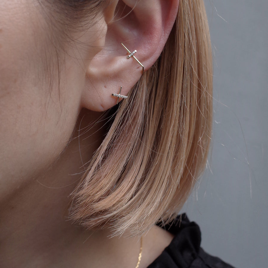 Decade 10 pierced earrings Dia(S)