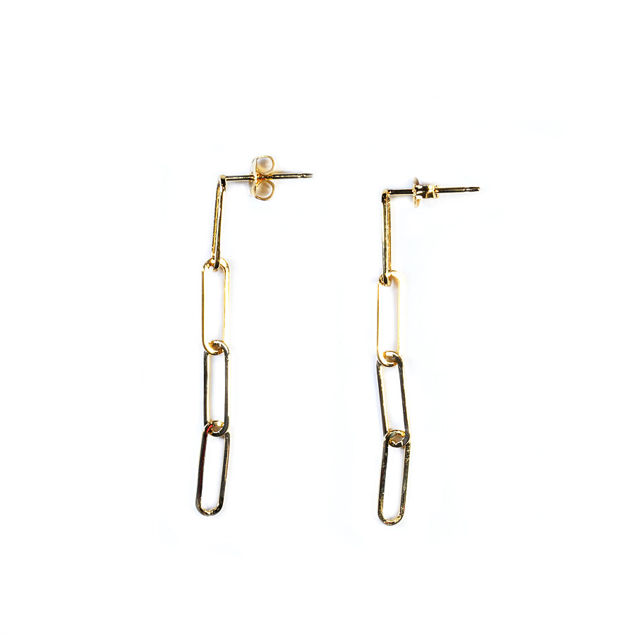 Chain earrings (Gold)