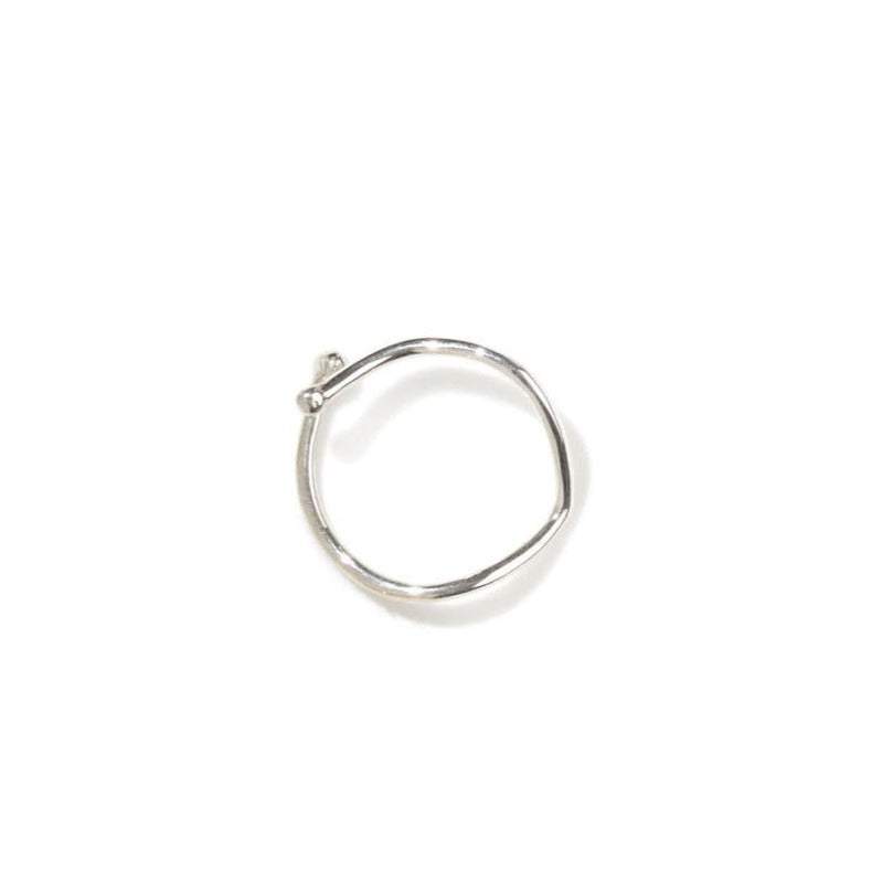 V-ring (S) & ear cuff Silver