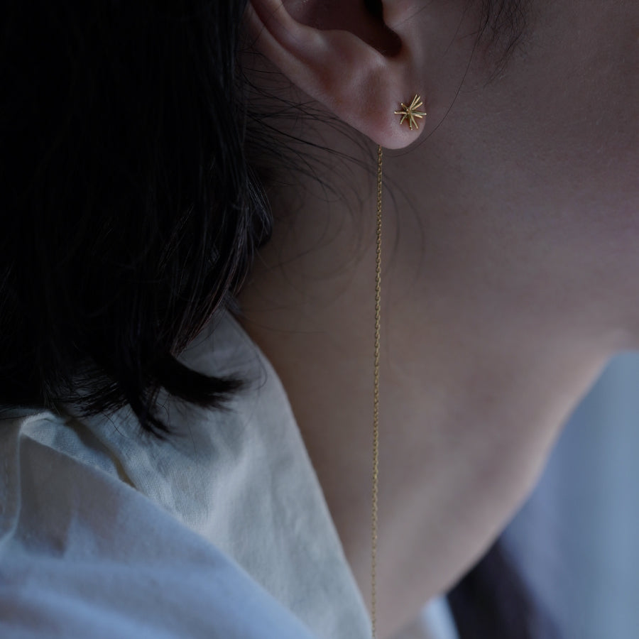 K18 Spark Slim (SS) Earrings