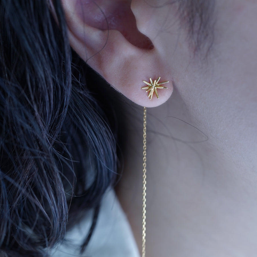 K18 Spark Slim (SS) Earrings