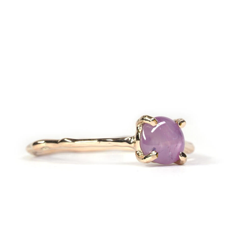 Charm Ring  №865/Pink Star Sapphire