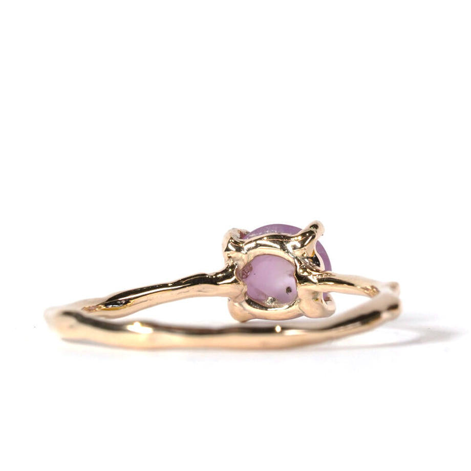 Charm Ring  №865/Pink Star Sapphire